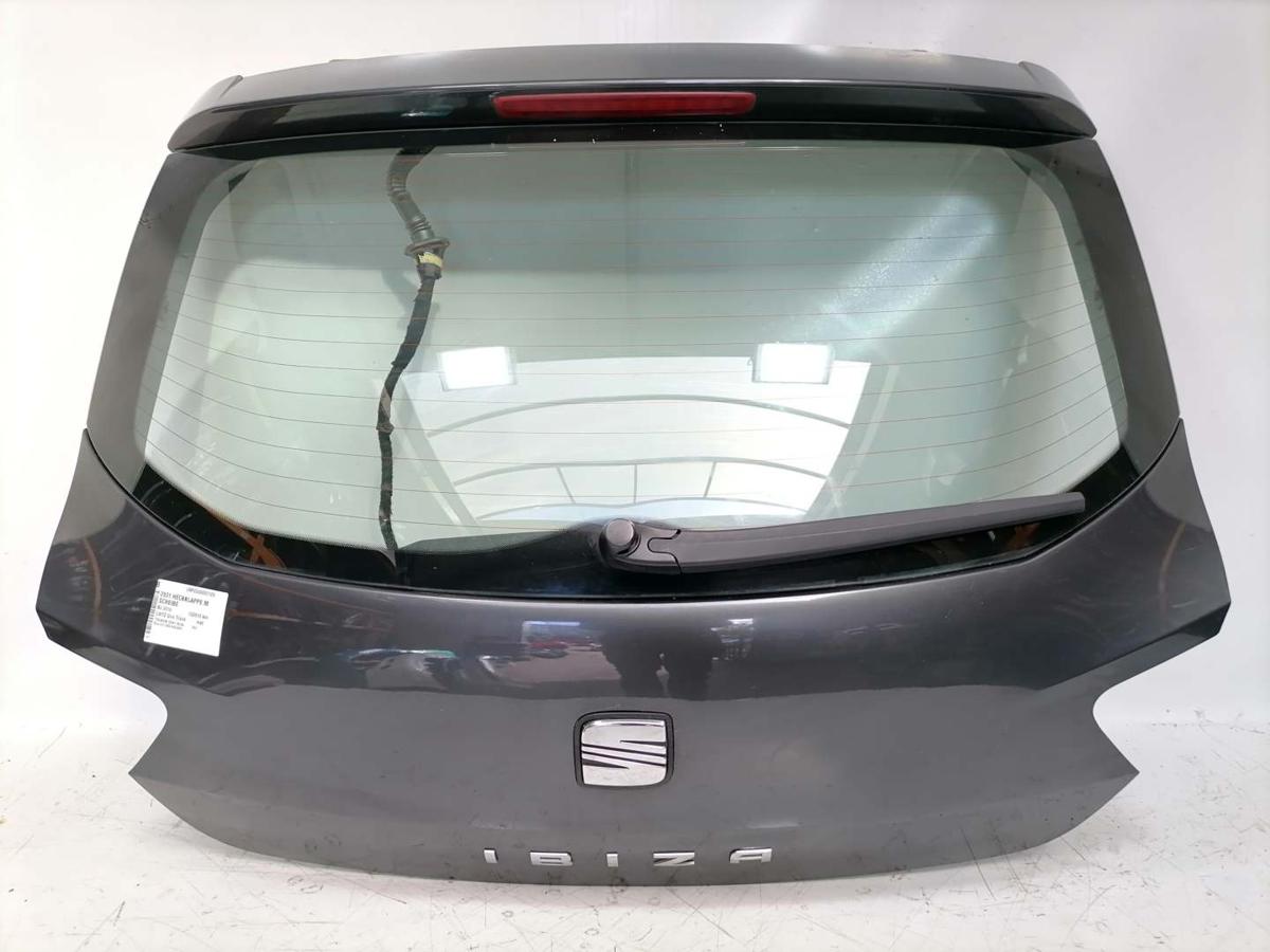 Seat Ibiza 6J original Heckklappe mit Heckscheibe LW7Z Gris Track met Bj.2010